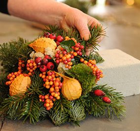 mosy bloemen steekschuim